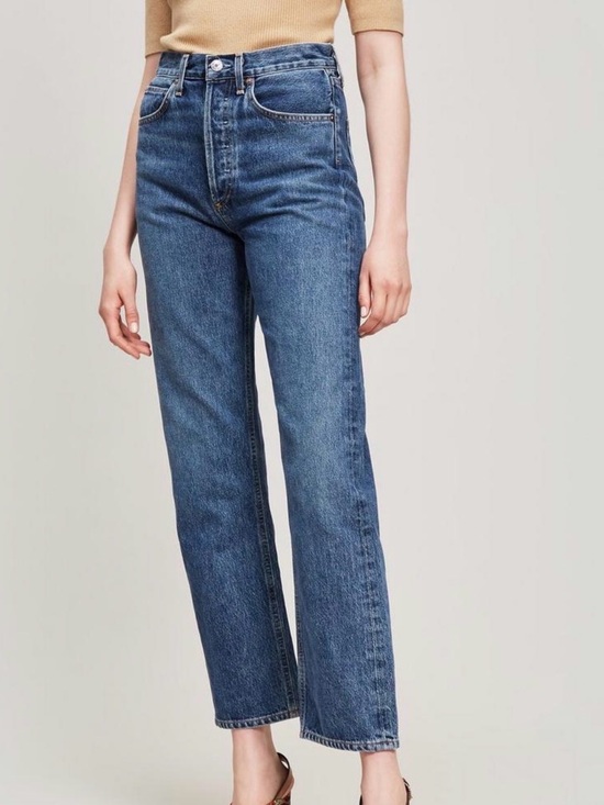 Agolde Denim - Agolde 90’s Mid Rise Loose Fit Jeans in Placebo